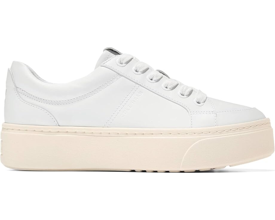 Кроссовки Cole Haan Grandpro Max Platform Sneakers, цвет Optic White/Ivory — фото 4