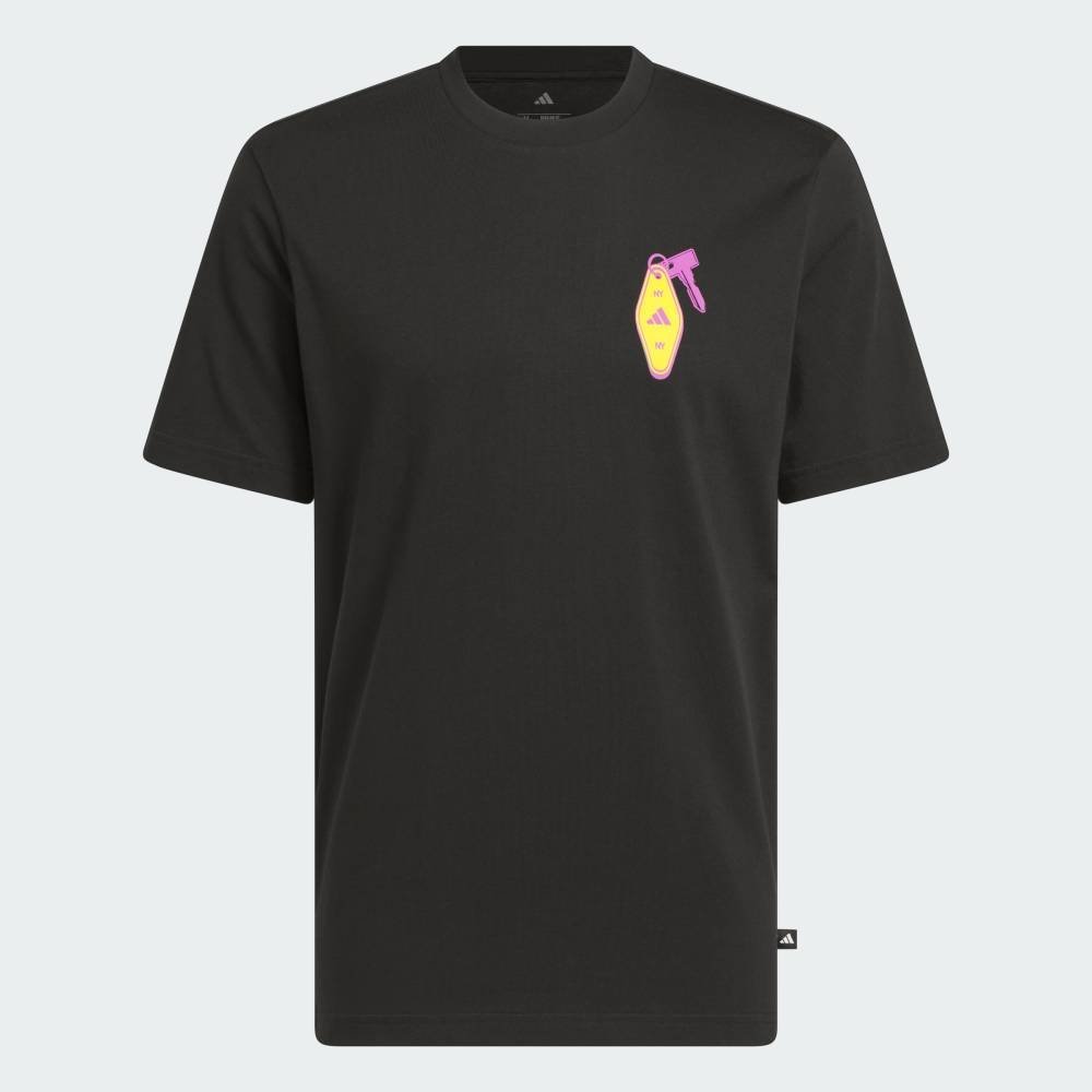 Футболка с графическим принтом «Чип в Нью-Йорке» Adidas, black — фото 4