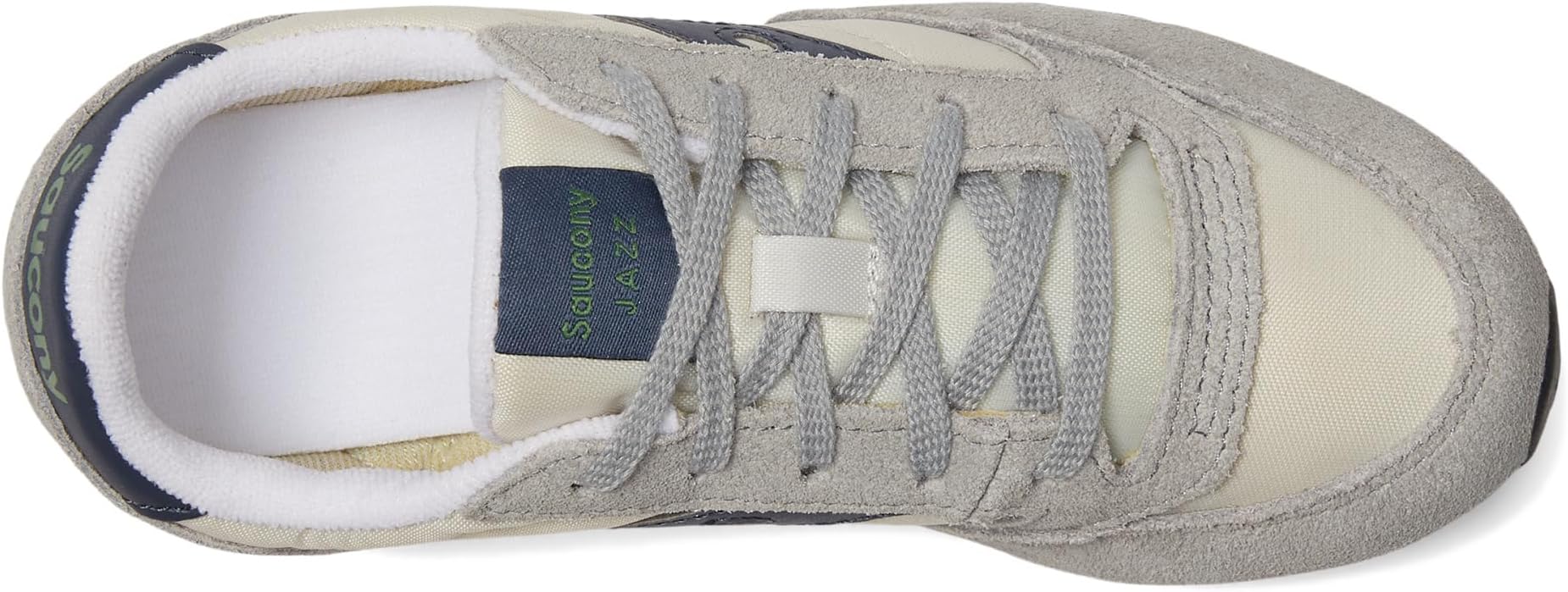 Кроссовки Saucony Kids Originals Jazz Original, Grey/Navy/Green — фото 2