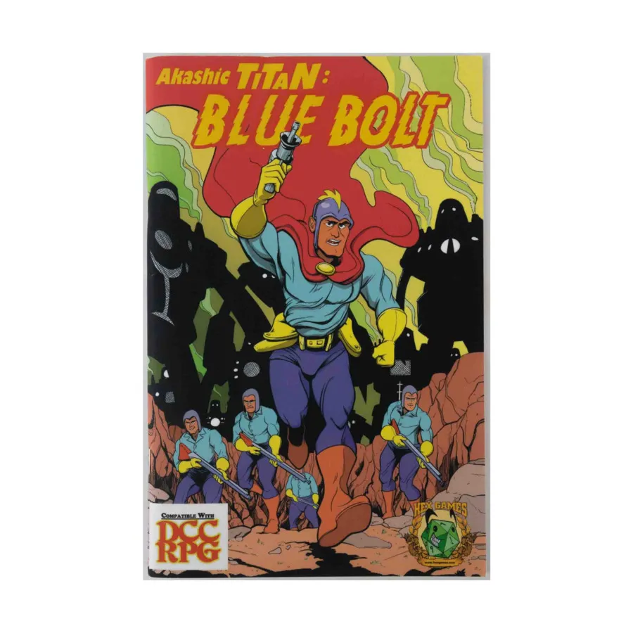 

Akashic Titan - Blue Bolt, Role Playing Games (Hex Games), мягкая обложка
