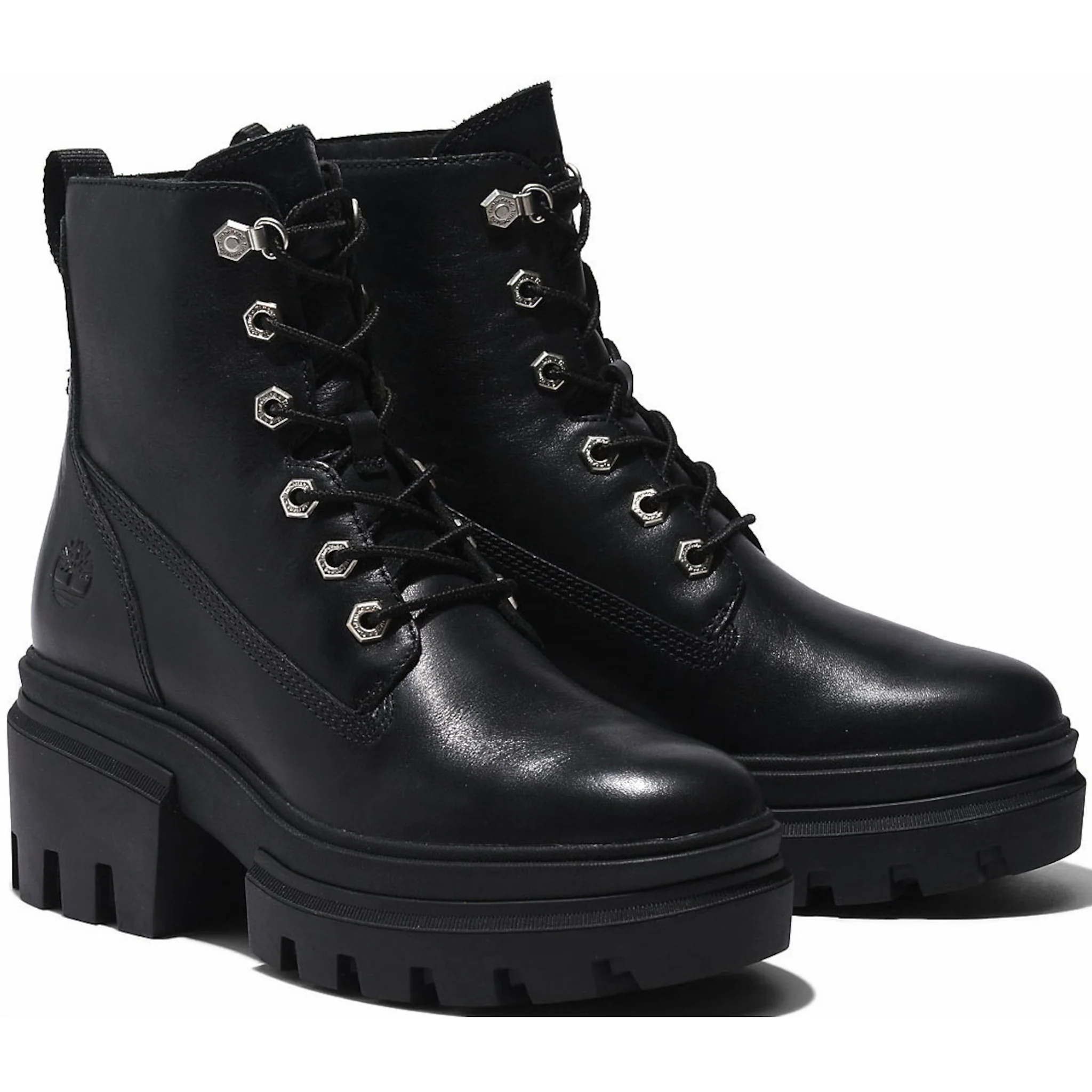 Ботильоны Timberland на шнуровке "EVERLEIGH MID LACE UP BOOT", черный