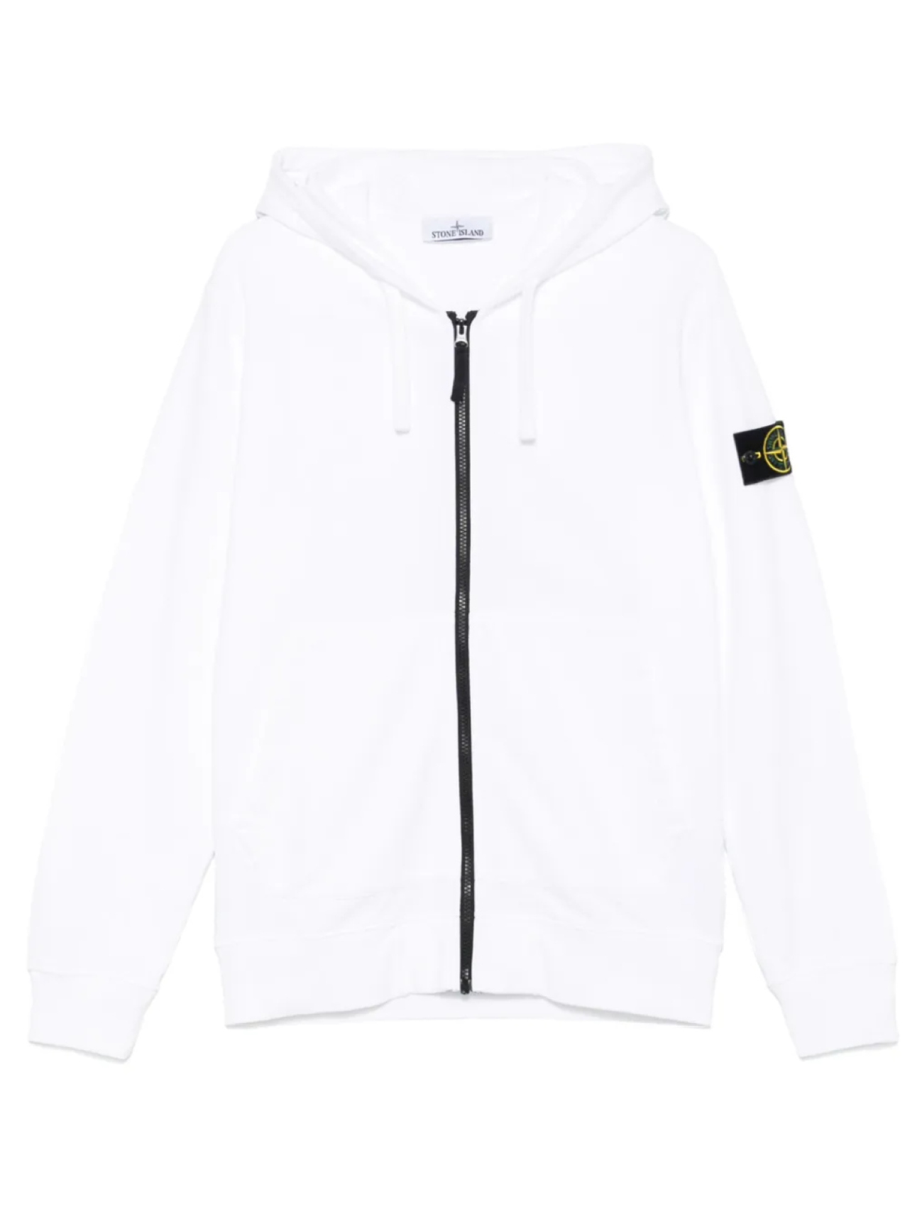 

Stone Island худи с нашивкой Compass, белый