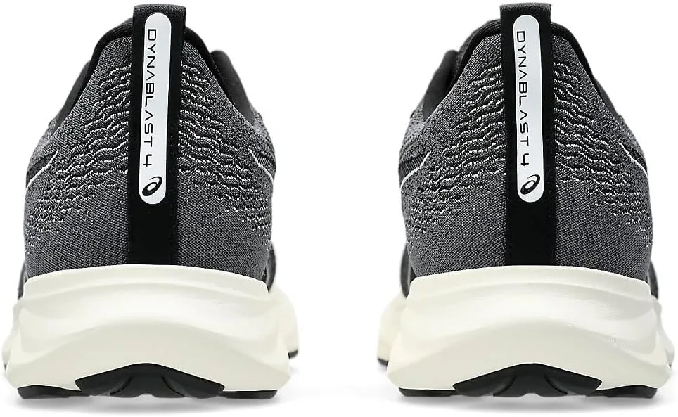 Мужские беговые кроссовки ASICS DYNABLAST 4, черный/серый — фото 4