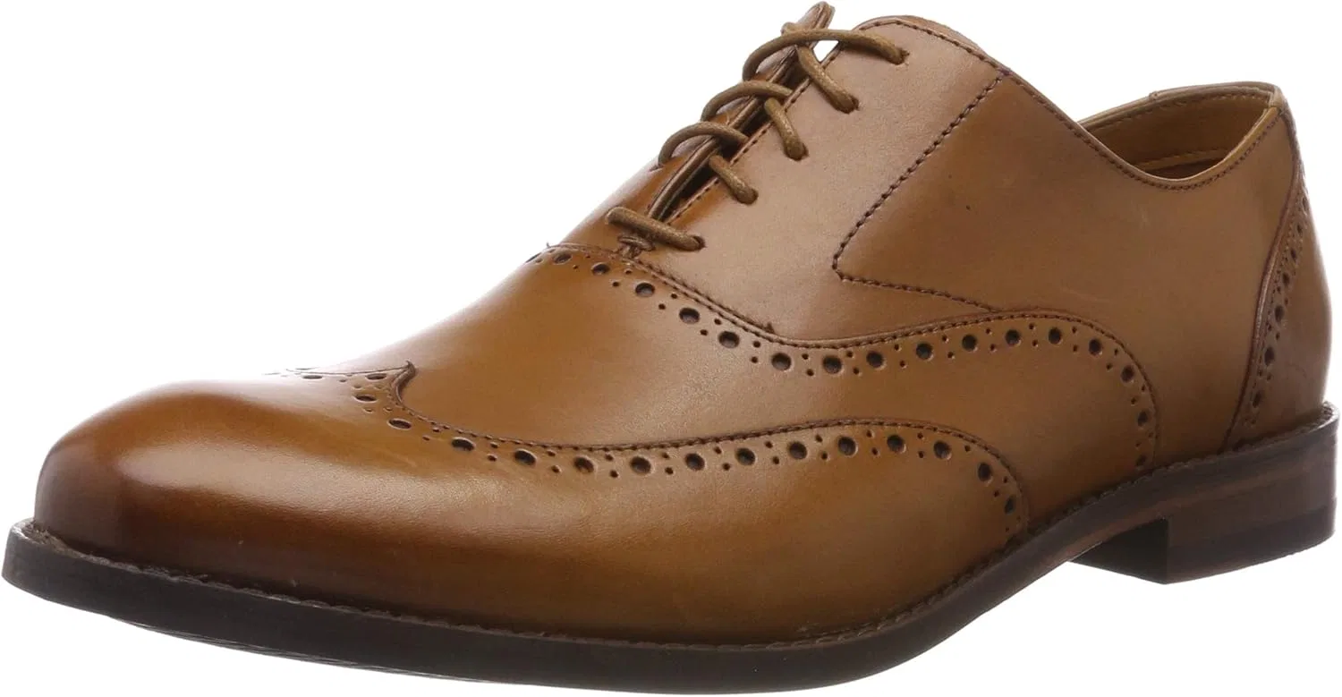 Мужские дерби Clarks Edward Walk, Brown Tan Leather