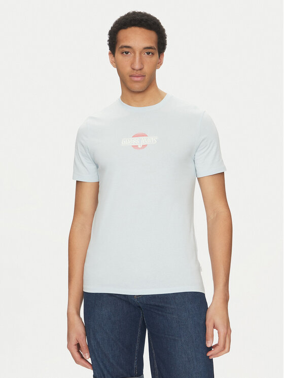 

Облегающая футболка M5GI23 K8HM0 Guess Jeans, синий