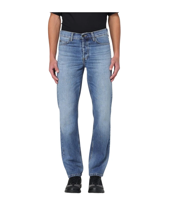 

Синие джинсы стандартного кроя Carhartt Wip, синий