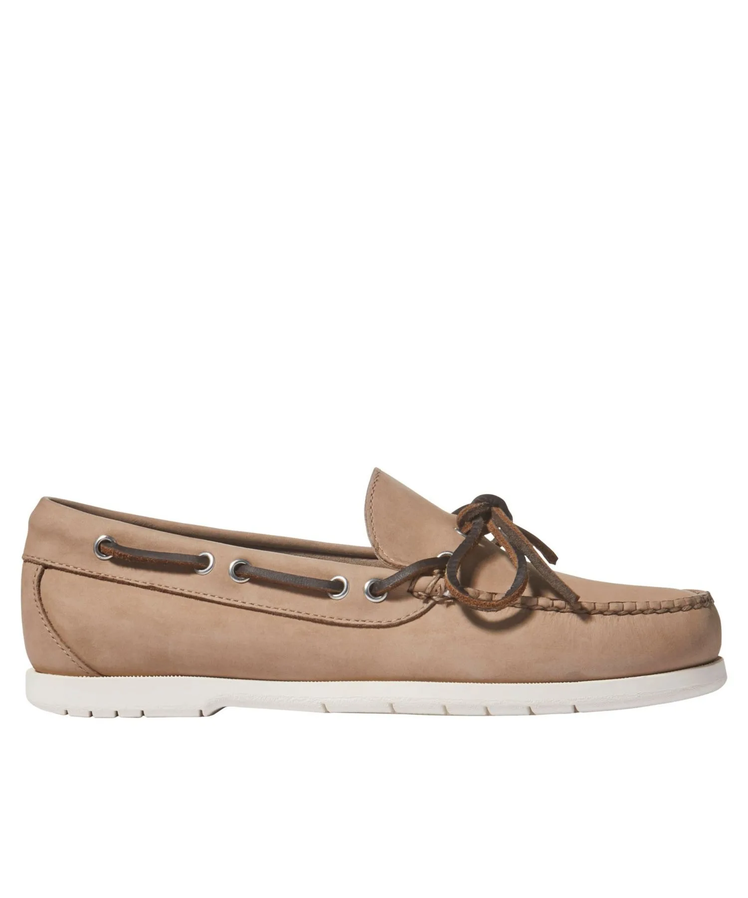 Мужские мокасины из натуральной кожи L.L.Bean Camp бежевые