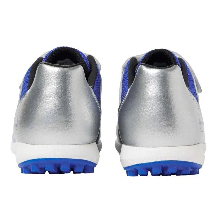 Детские футбольные бутсы Umbro Accerator SB JR Wide +GAINA, серебристый/синий, размер 19.0cm - 30 RU — фото 4
