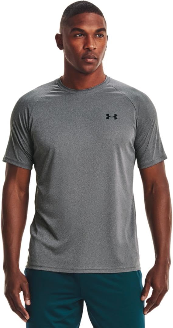 

Мужская футболка с коротким рукавом Under Armour Velocity 2.0, (012) Pitch Gray Light Heather/Black, Черный, Мужская футболка с коротким рукавом Under Armour Velocity 2.0, (012) Pitch Gray Light Heather/Black