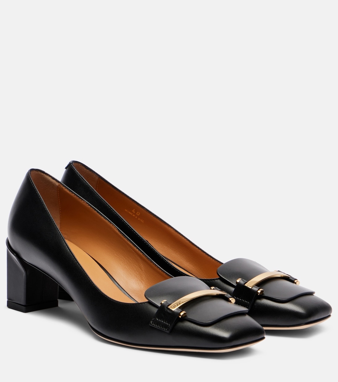 Барретта кожаные лодочки Tod's, черный