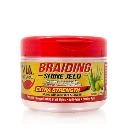 

Через Natural Braiding Shine Jelo Extra Strength 8 унций Via Inc