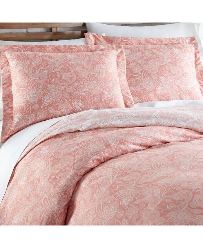 

Комплект из трех предметов: одеяло и накидка Perfect Paisley Southshore Fine Linens, оранжевый