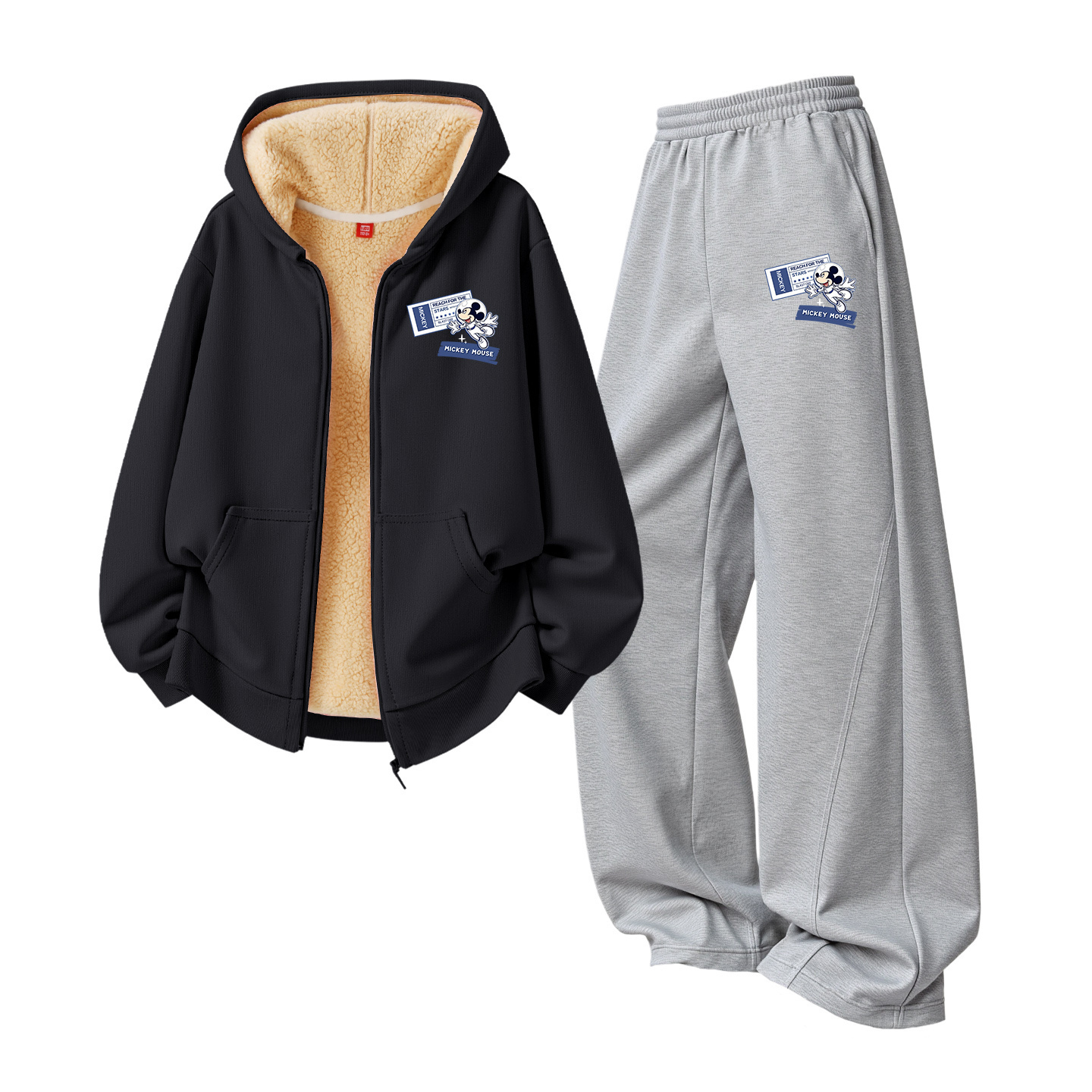 

Детская повседневная спортивная одежда Disney, черный