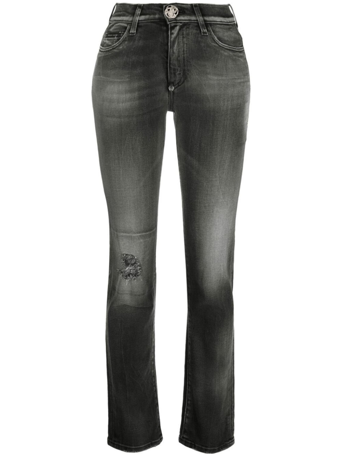 

Philipp Plein джинсы с логотипом, черный