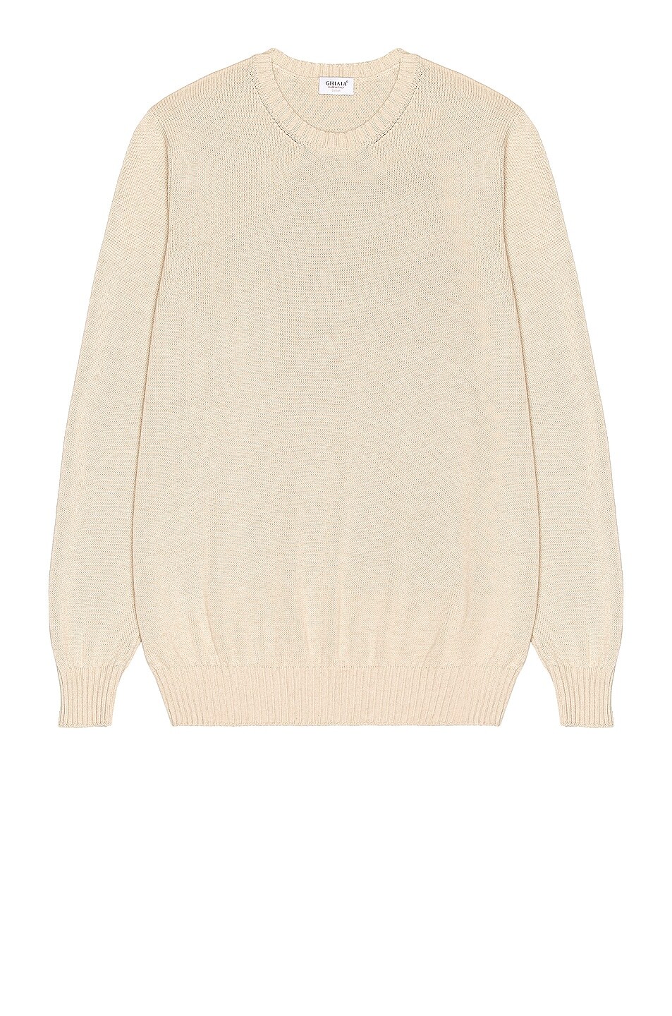

Свитер Ghiaia Cashmere Cotton Crewneck, ваниль