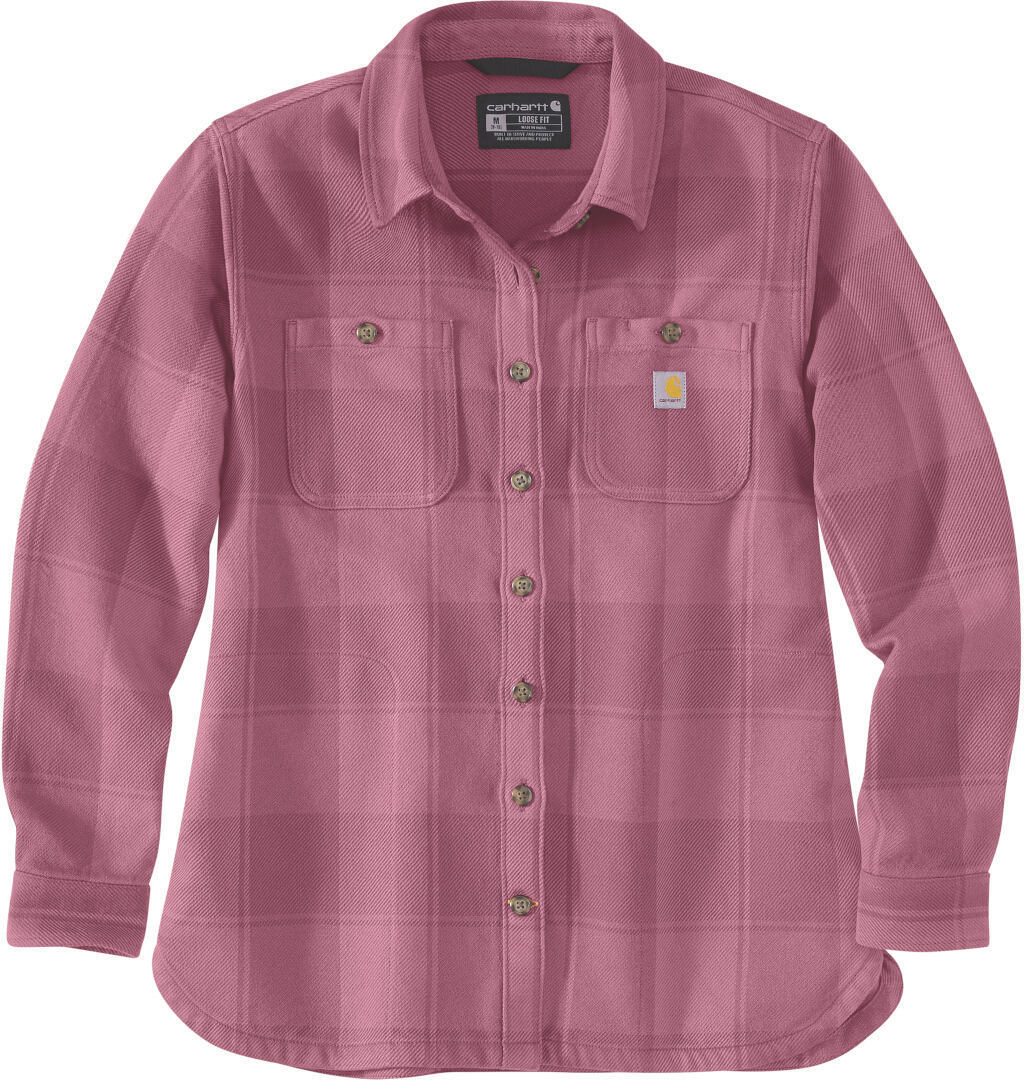 

Лонгслив Carhartt Loose Fit Twill Ladies Shirt, розовый