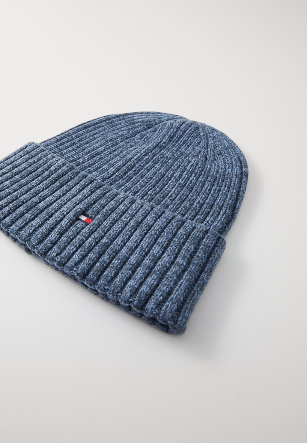 

Шапка THE FLAG BEANIE Tommy Hilfiger, синий
