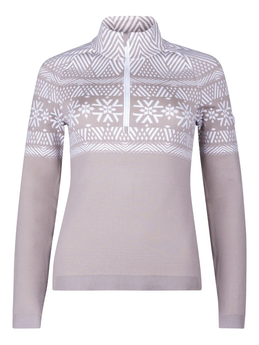 

Свитер с воротником на молнии Newland, бежевый