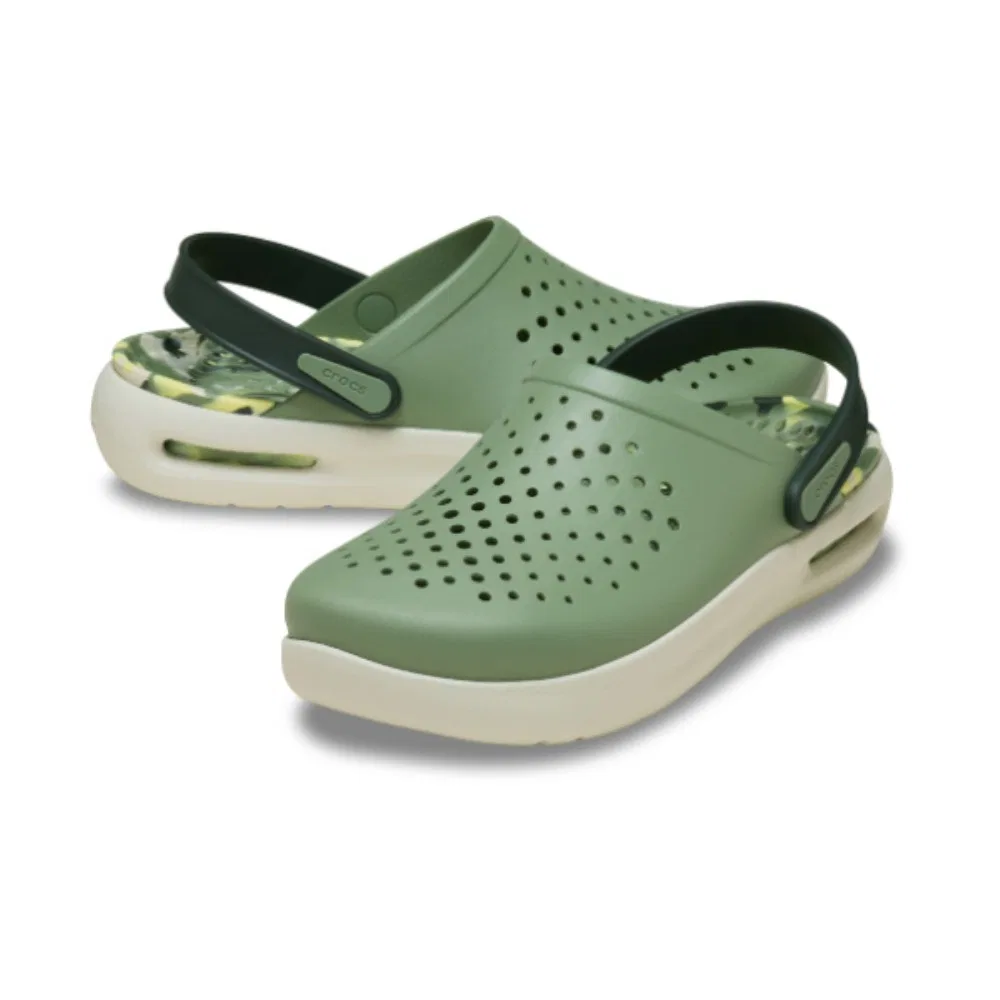 Мужские клоги Inmotion Marble цвета мха от Crocs — фото 4