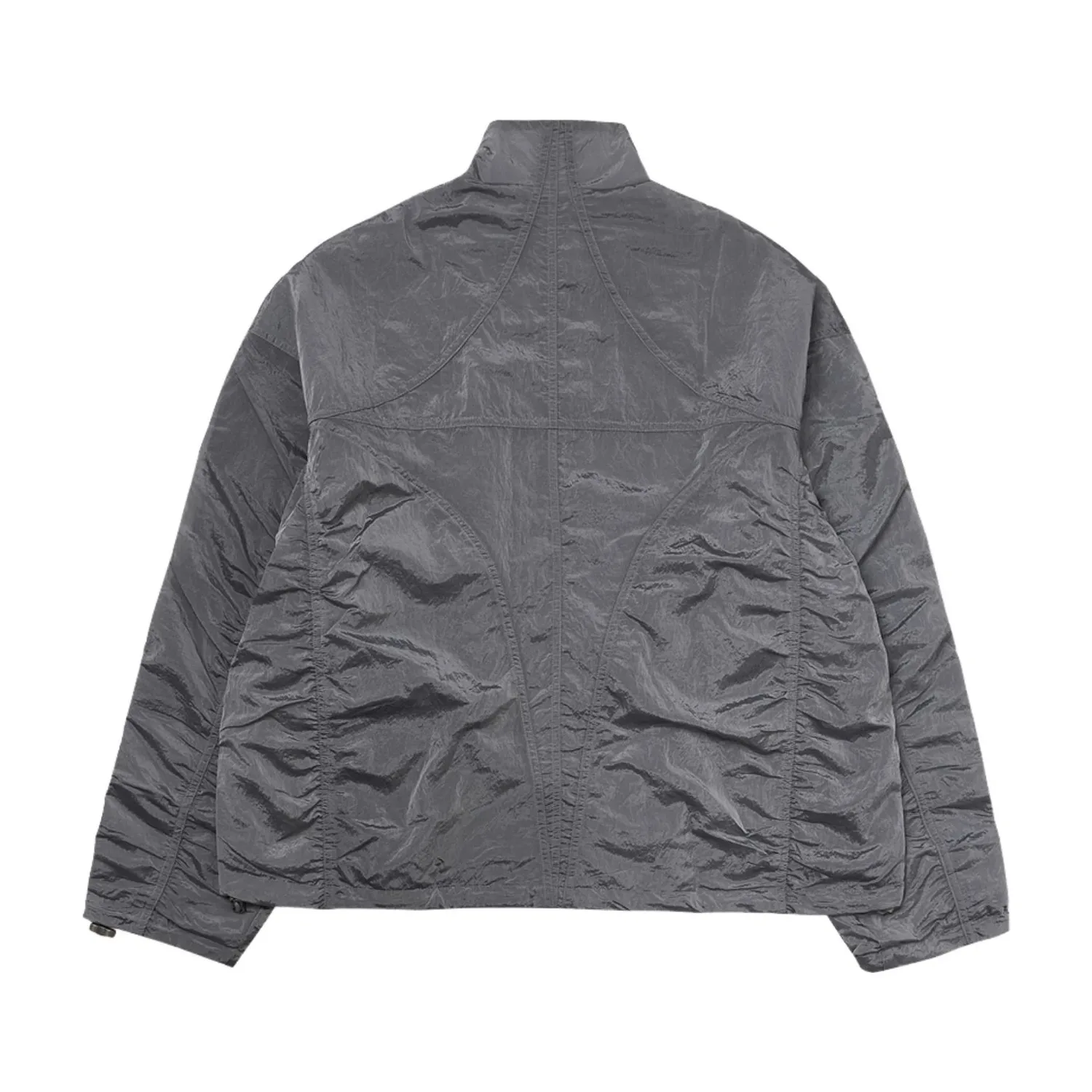 Спортивная куртка Adidas x Thug Club с тканым логотипом, свободного кроя, размер Asia, цвет 'Light Onix Silver Metallic', модель — фото 2