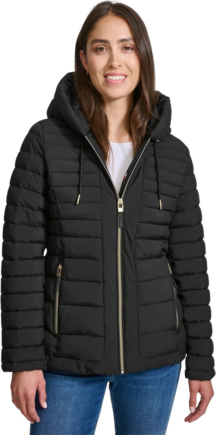 

Куртка Tommy Hilfiger Zip-Up Lightweight Jacket, черный