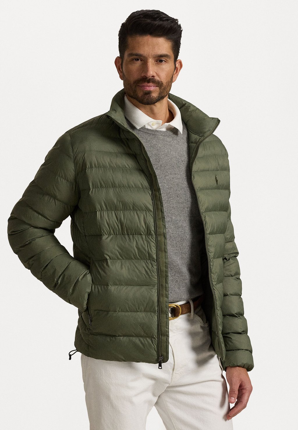 

Легкая куртка THE COLDEN PACKABLE JACKET Polo Ralph Lauren Big & Tall, оливковый