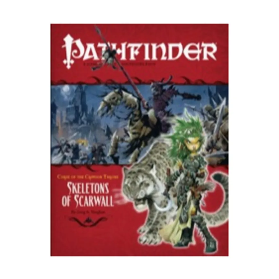

#11 "Curse of the Crimson Throne #5 - Skeletons of Scarwall", Pathfinder Roleplaying Game (1st Edition) - Adventure Path #001 - #030, мягкая обложка