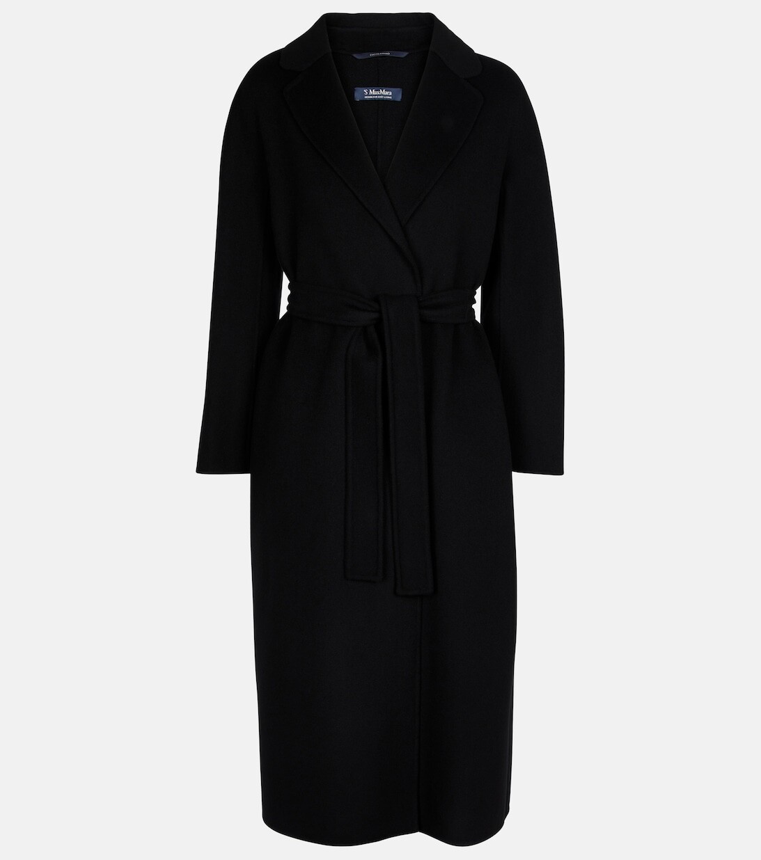 

Пальто Esturia из натуральной шерсти с поясом 'S MAX MARA, черный