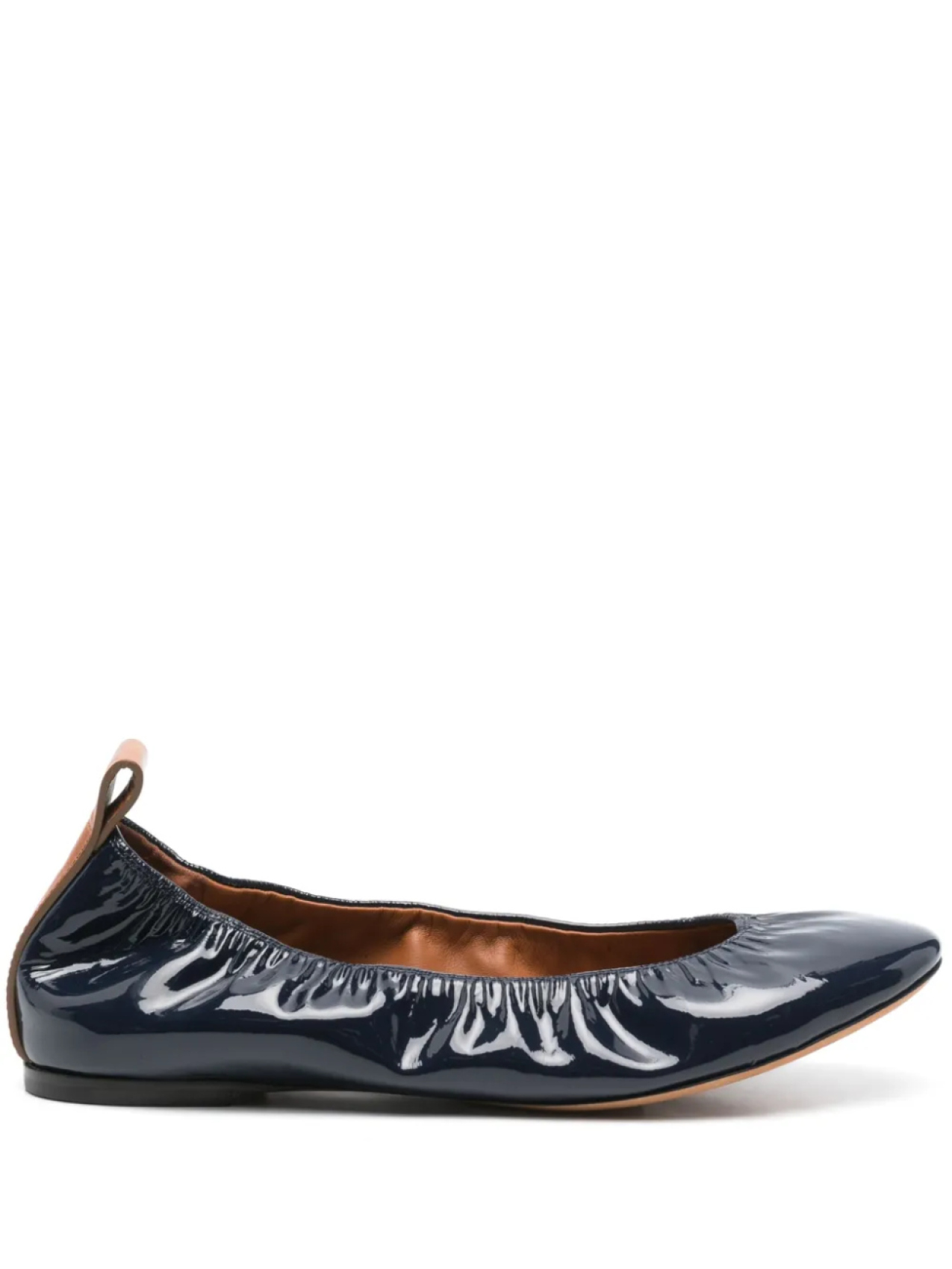 Lanvin Кожаные балетки, синий