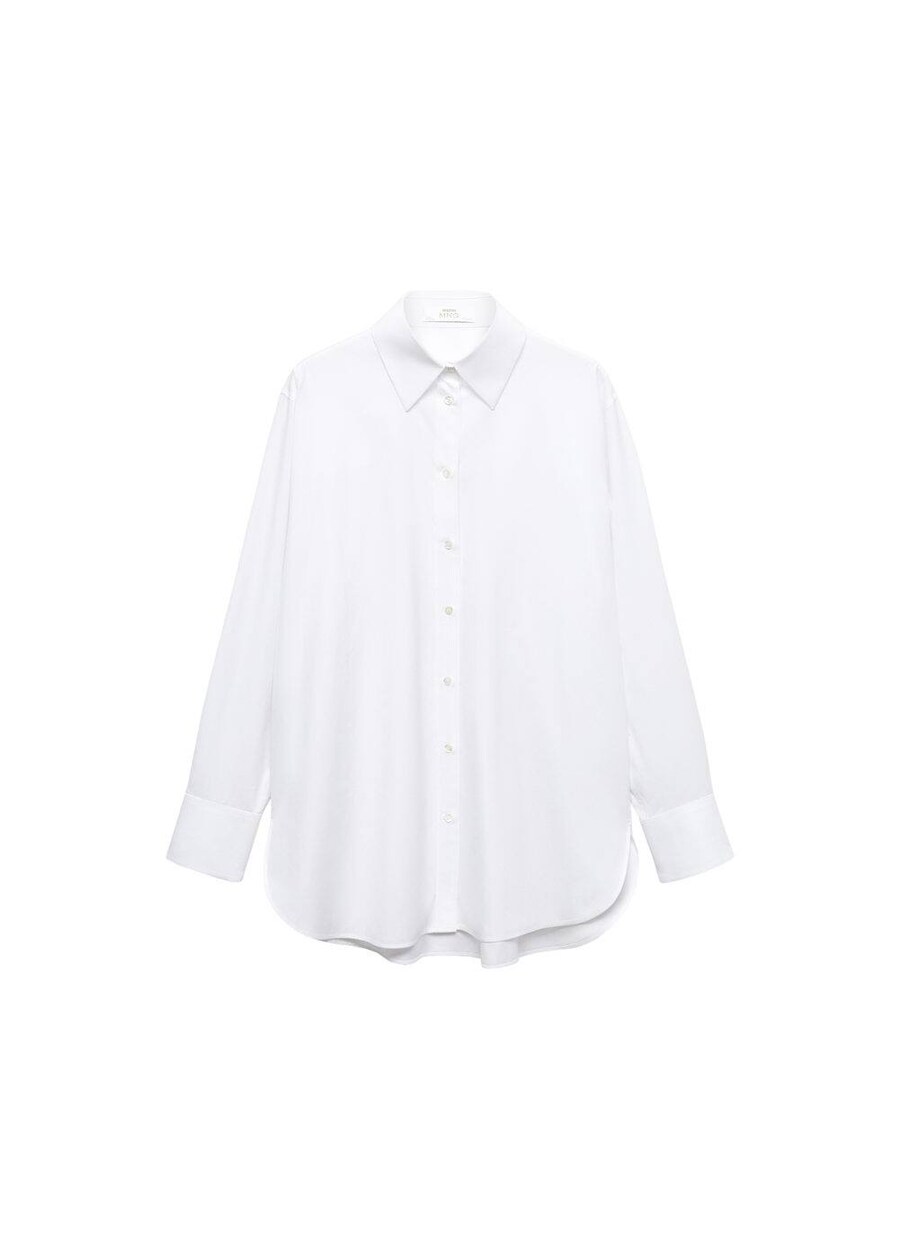 

Рубашка MANGO Blouse Justy, белый