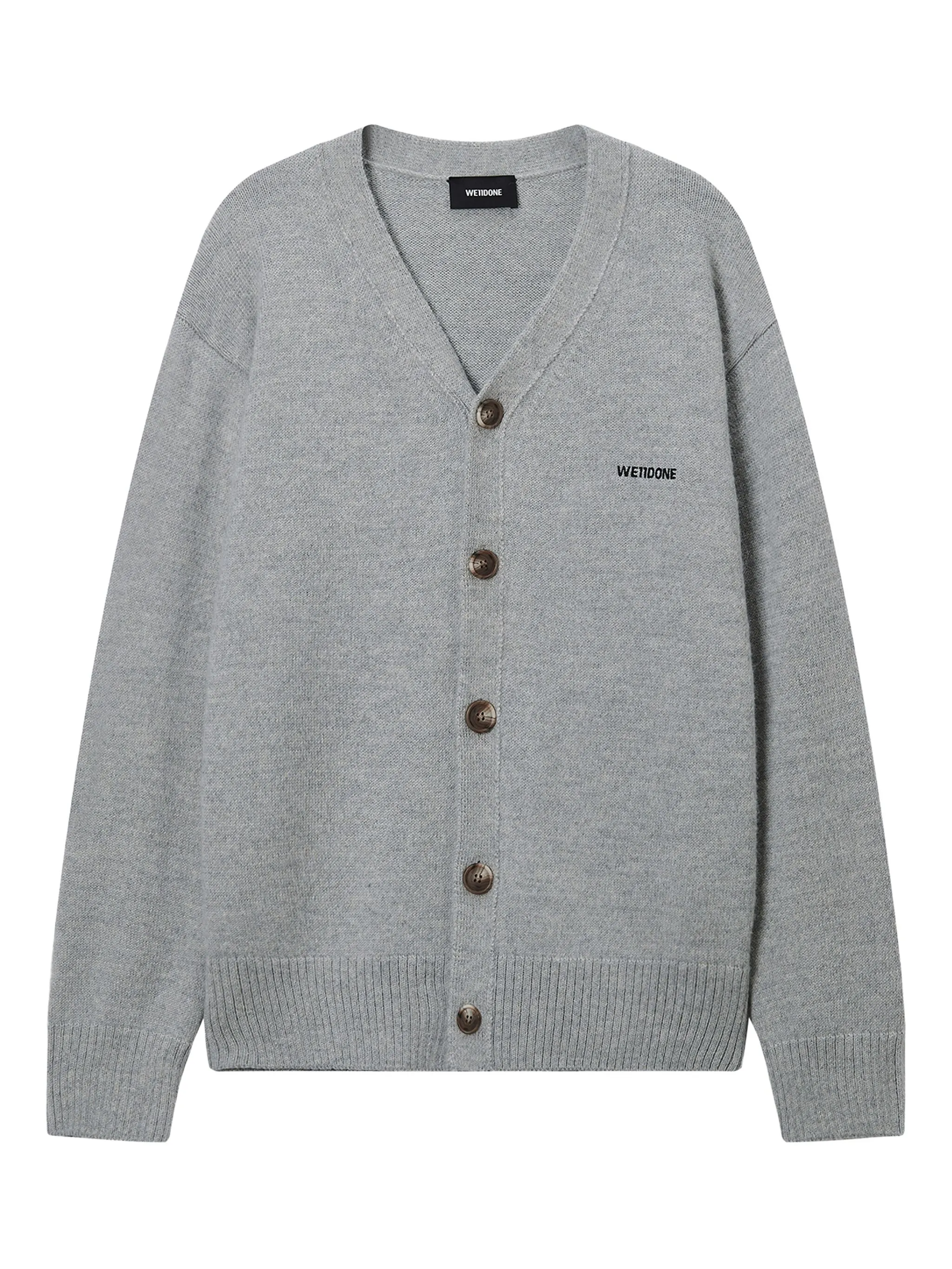 

Кардиган на пуговицах We11Done, серый