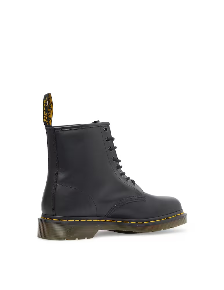 Мужские ботинки Dr. Martens 1460 кожаные с контрастной строчкой, черный — фото 4