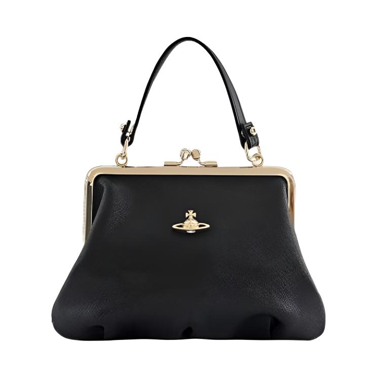 

Vivienne Westwood Сумка-кошелек из искусственной кожи, сумка через плечо, дамская сумочка, женский черный цвет