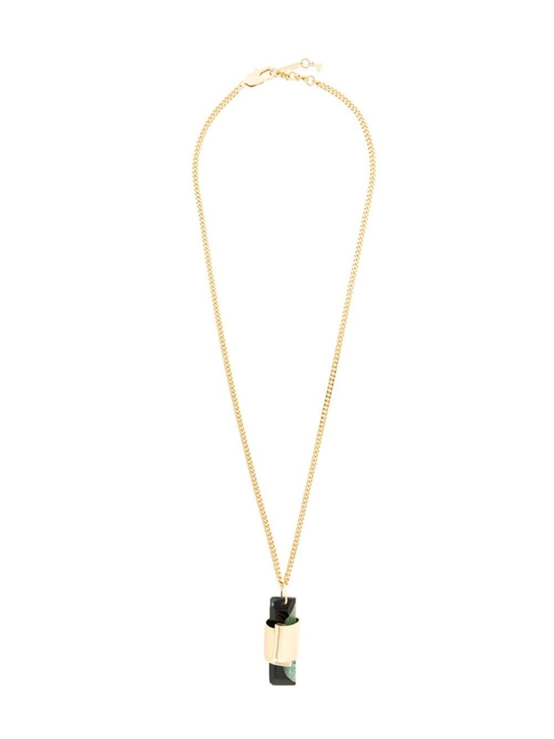 

Удлиненное колье 'Agate Stone' с подвеской Coup De Coeur, золотой