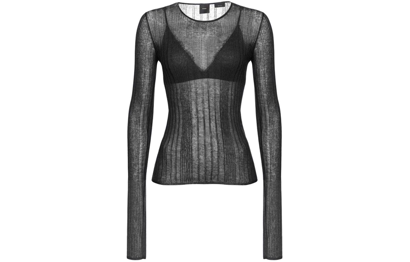 

Полупрозрачный топ PINKO, черный