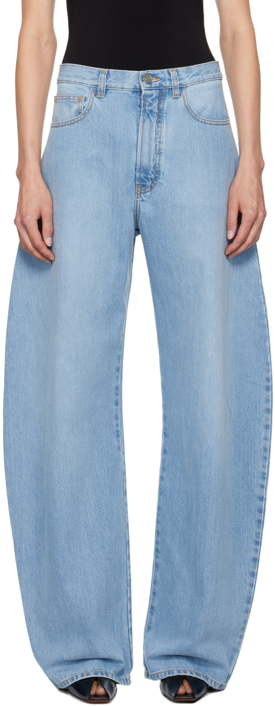 

Круглые джинсы ALAÏA, синий