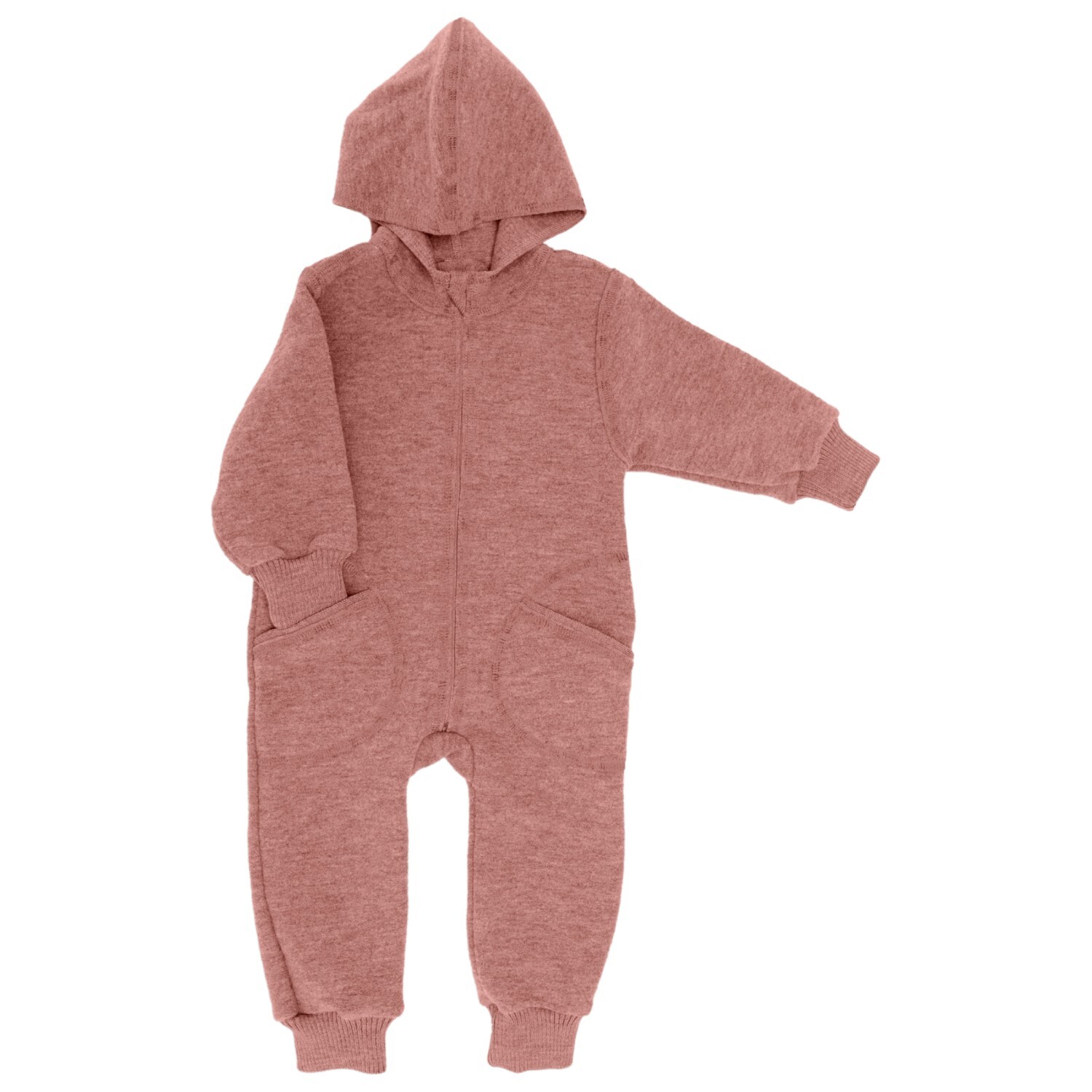 

Комбинезон Engel Baby-Overall mit Kapuze und Reißverschluss, цвет Rose Melange