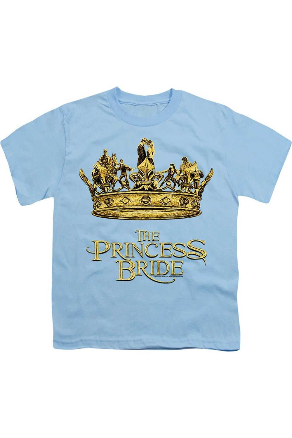 

Футболка с коротким рукавом "Корона невесты" для детей Gildan, светло-голубой