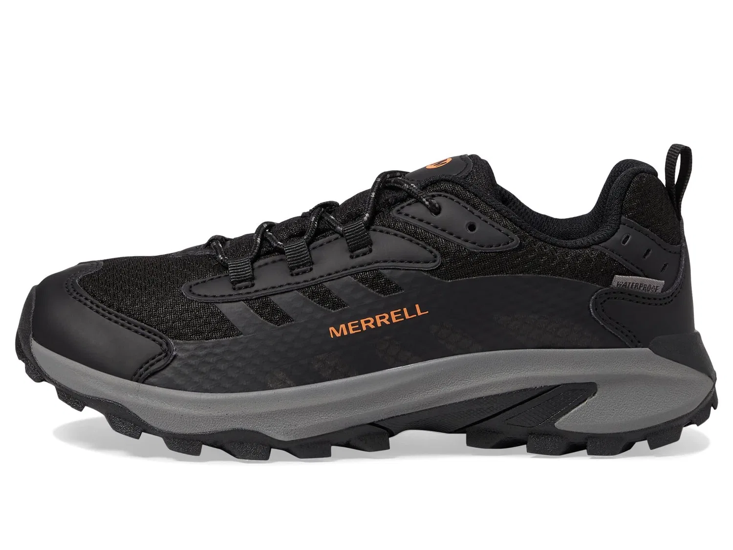 Детские кроссовки водонепроницаемые Merrell Moab Speed 2 Low Merrell, Black — фото 4