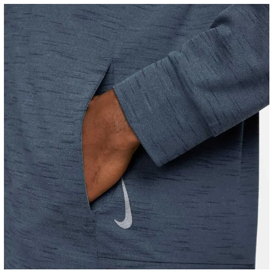 Мужской свитшот Dri-FIT с капюшоном Nike, Дымчатый — фото 4