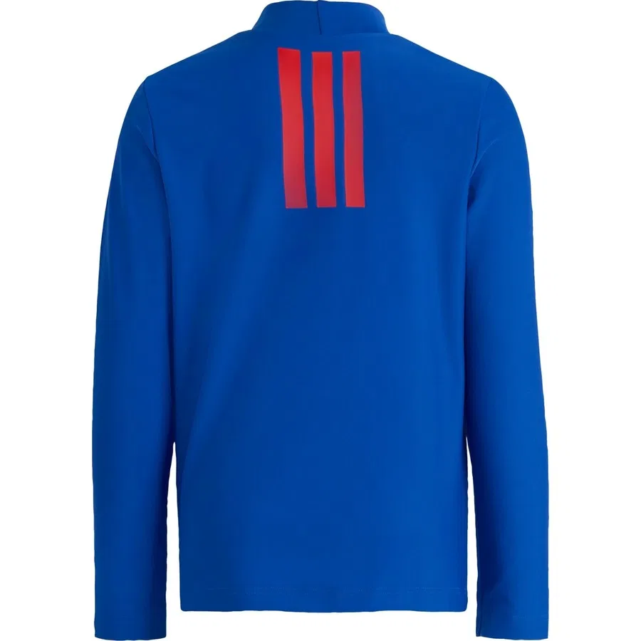 Детская рашгард-футболка с принтом Marvel Spider-Man adidas, Синий — фото 2