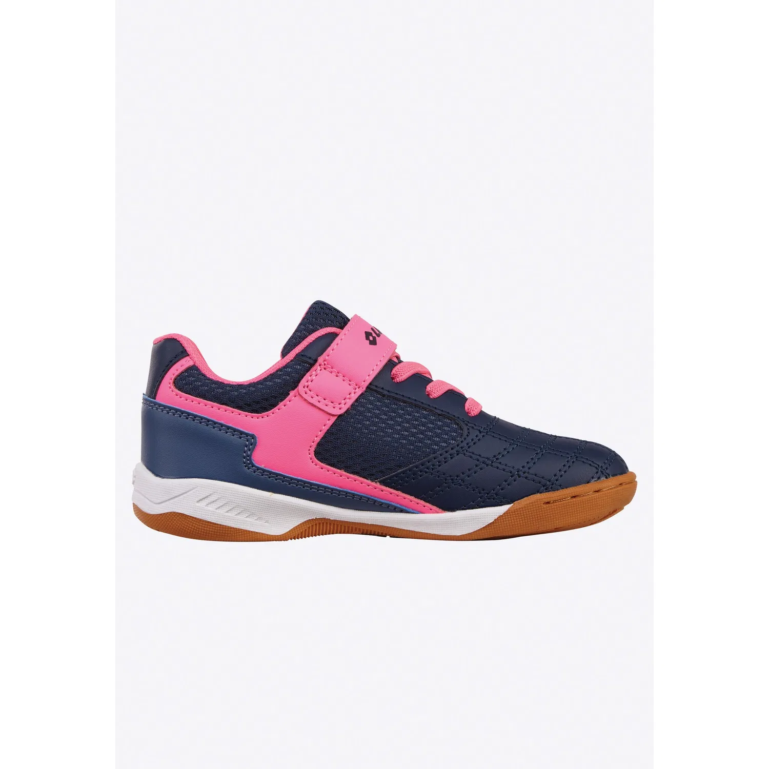 Детские спортивные кроссовки с неокрашивающей подошвой Lotto, Navy/Pink — фото 2