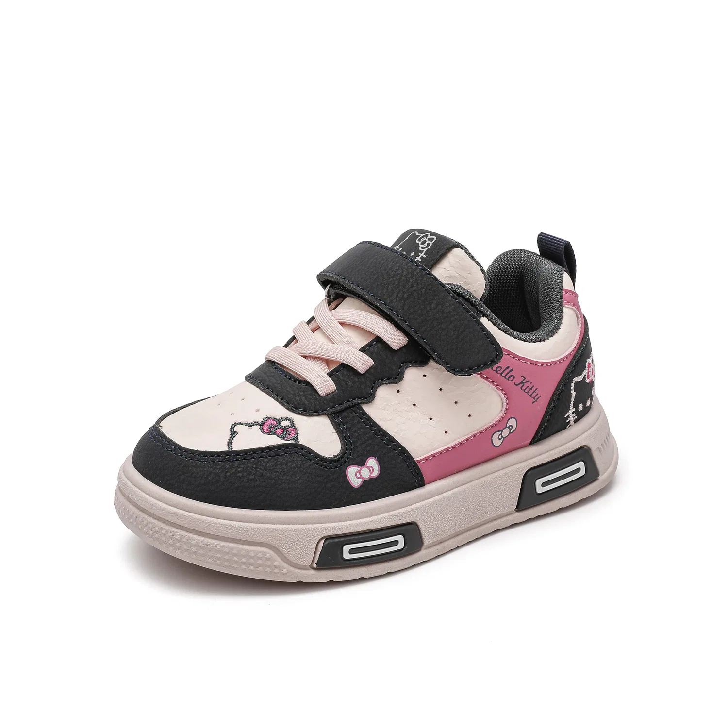 Детские повседневные кроссовки с синтетической кожей, Hello Kitty Sanrio, Pink/Blue — фото 4