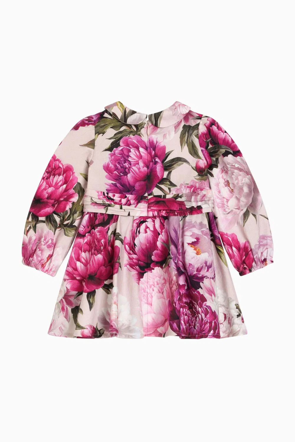 Комплект платьев с принтом пионов и шортиками из хлопкового фланеля Dolce & Gabbana — фото 2