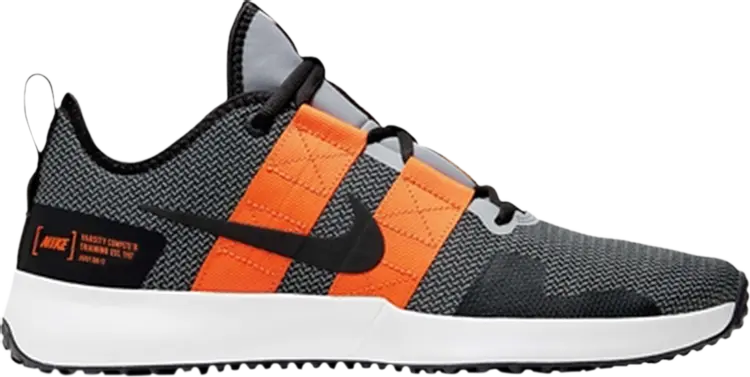 

Кроссовки Nike Varsity Compete TR 2 'Wolf Grey Total Orange', серый