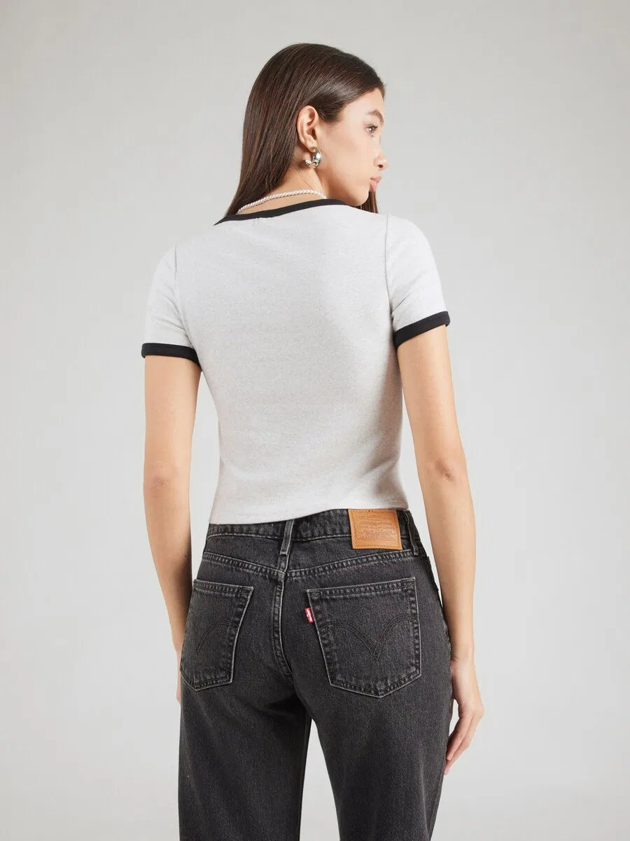 Футболка LEVI'S HAYES серого цвета с пятнистым рисунком — фото 3