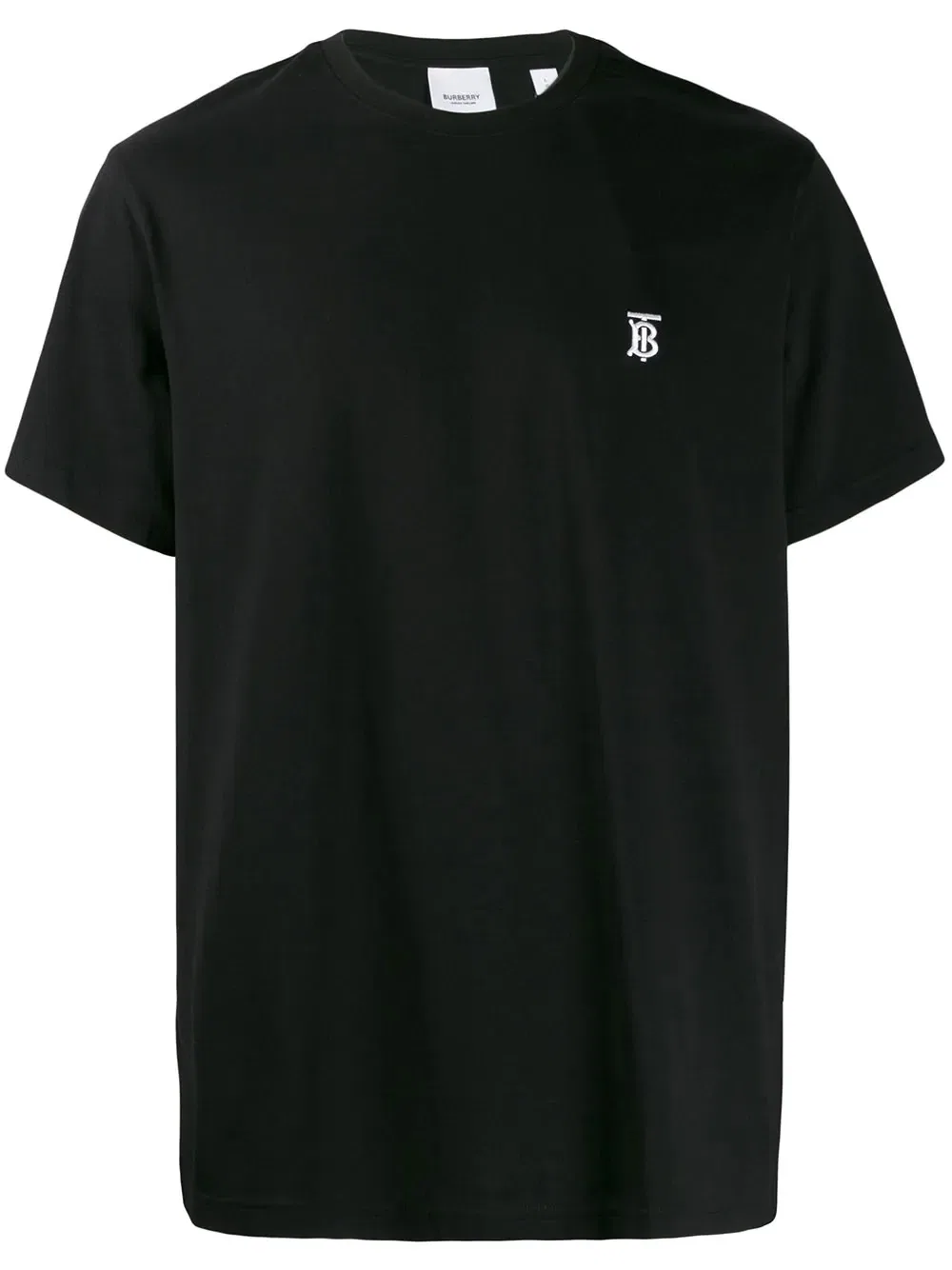 Футболка хлопковая с монограммой Monogram Motif Cotton T-shirt Burberry, Black — фото 4