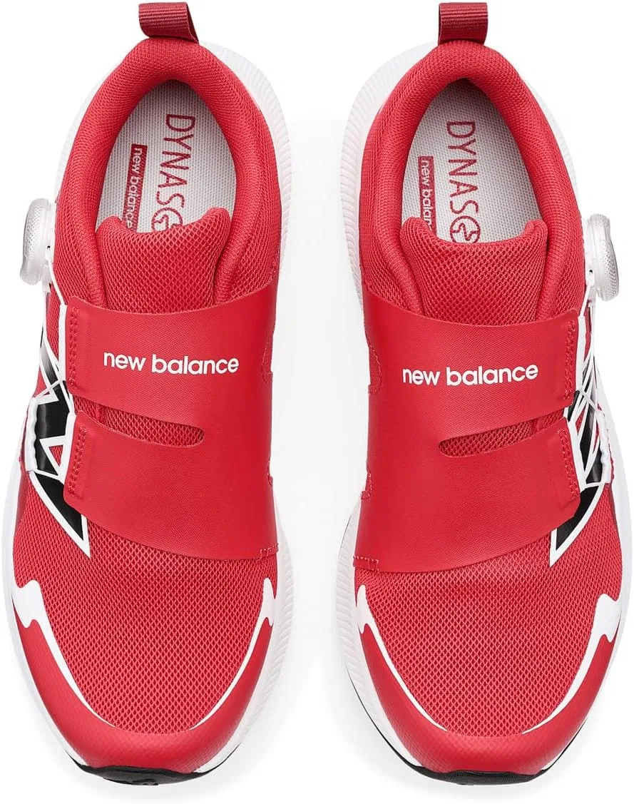 Детские кроссовки для девочек с технологией DynaSoft Reveal V4 Boa New Balance, Fire Cracker/Shadow Red — фото 2
