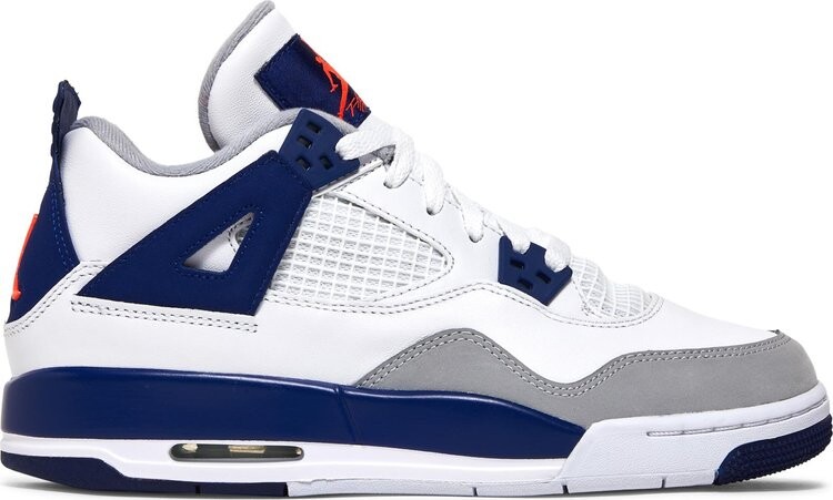 

Кроссовки Air Jordan 4 GS Deep Royal Blue, белый