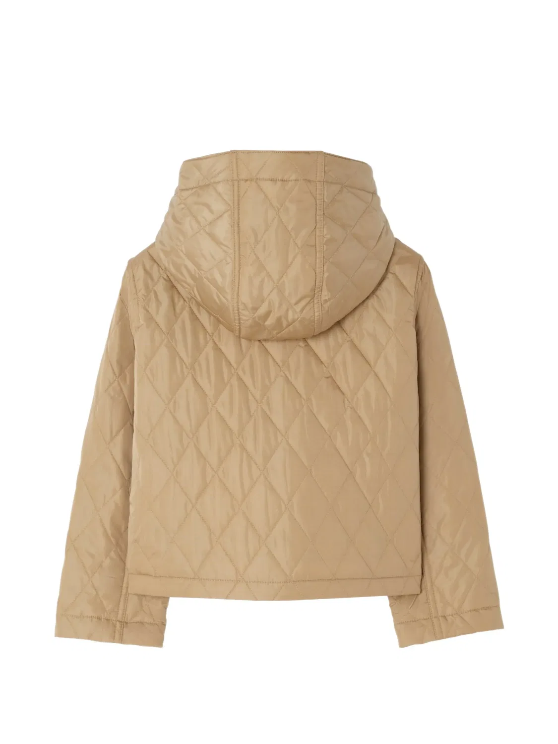 Стеганая куртка Burberry Kids, нейтральные цвета — фото 2
